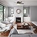 Hunter Donegan Indoor Low Profile Ceiling Fan with LED Light and Pull Chain Control, 52