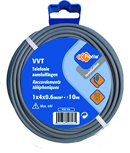 PROFB 790410611 Câble Vvt 1X4X0.6 Téléphone 25 m Cover