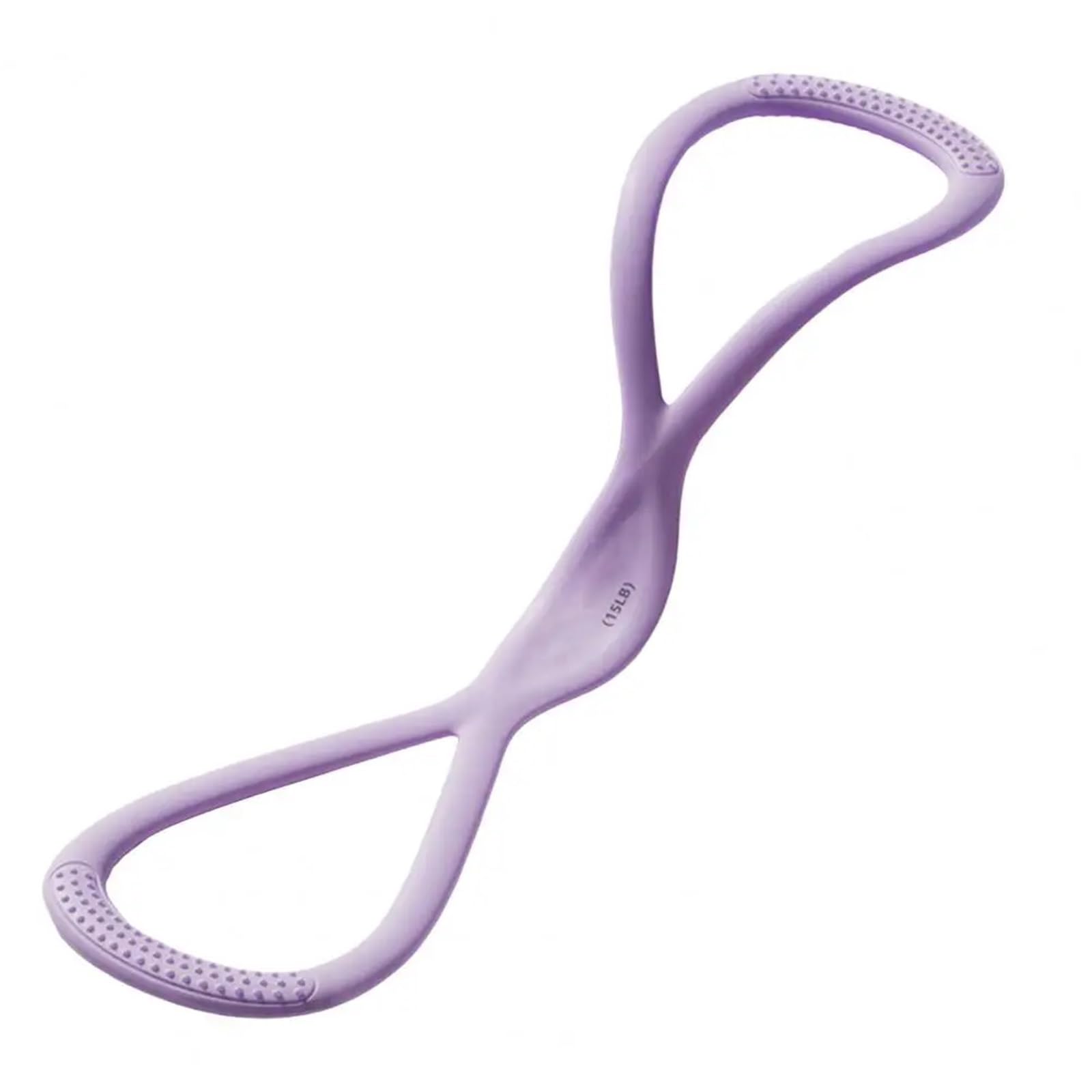 Taśmy oporowe 8 szt. Taśma oporowa do ćwiczeń antypoślizgowy silikon 15/25/35Lbs mężczyźni kobiety lina napinająca do treningu mięśni(Purple 15LBS)