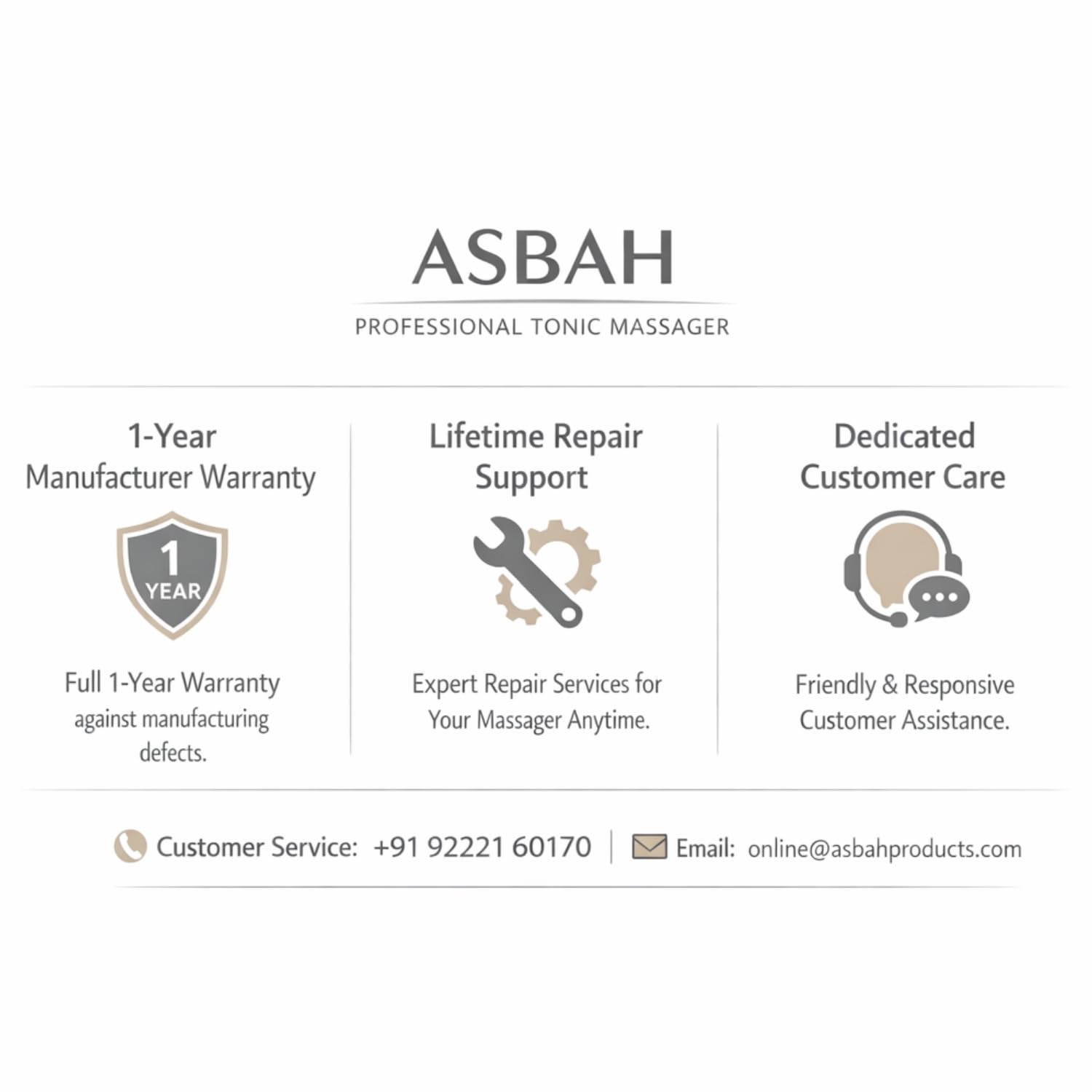 ASBAH Smart Finger Double Speed Handy Massager (A202)