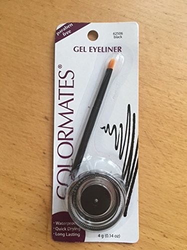 Delineador Gel para Ojos Negro 0.14 oz con Brocha miniatura 1