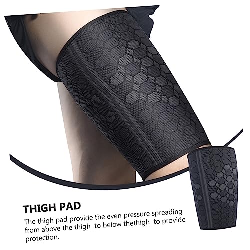 Protector de muslo elástico de nylon para deporte miniatura 4
