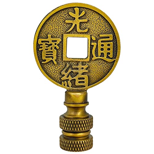 Royal Designs, Inc. Asian Symbols Finial For Lamp Shade cover