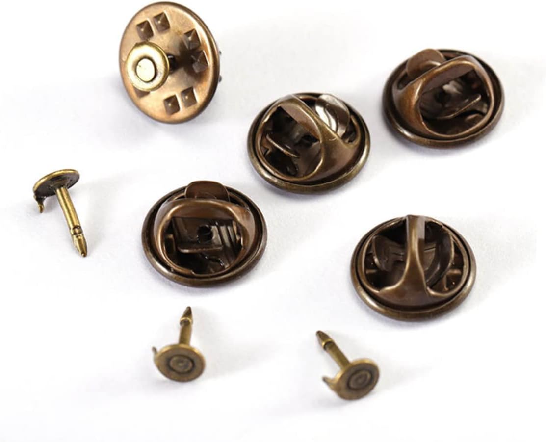 TEHAUX 450sets DIY Craft Projects Lapel Badge Holder Hat Pin Men Suit Lapel Pins and Clasps