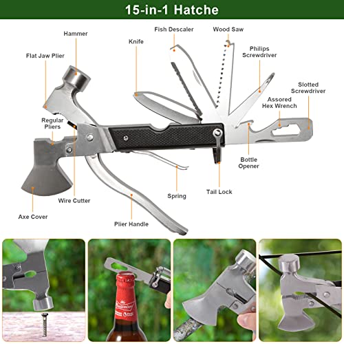 Gifts for Men Dad Him - Survival Kits, Survival Gear and Equipment 15 in 1 - Image 4