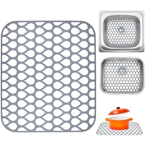 KYYGKY Silicone Kitchen Sink Mat Protector Cover