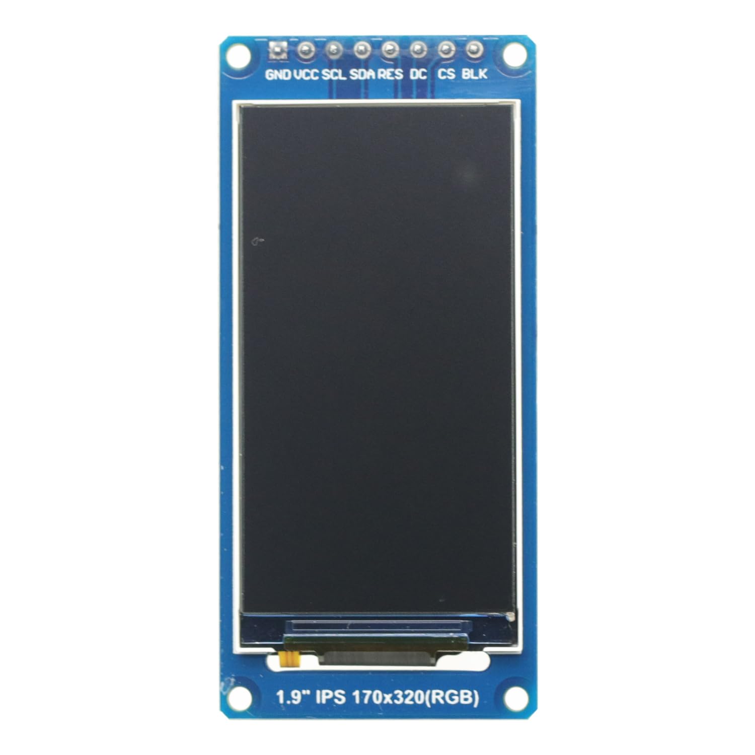 Pantalla LCD de 1.9 pulgadas para IPS de ángulo completo TFT pantalla LCD módulo de visualización a color SPI puerto serie de alta definición 170x320 ST7789 IC