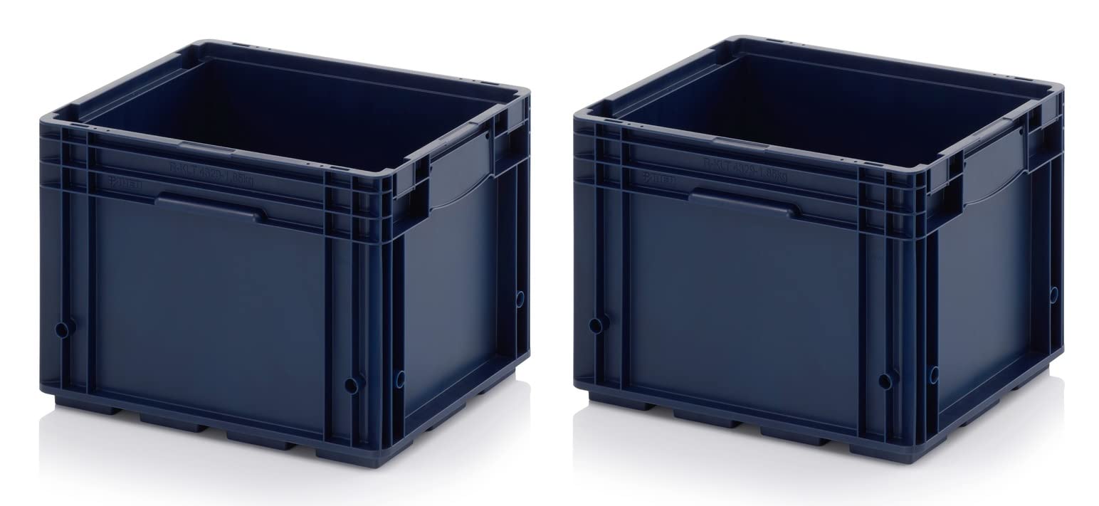 8 x contenedores R-KLT 40 x 30 x 28 * Portaequipajes de carga pequeña azul 40 x 30 x 28 Eurocontenedor industrial KLT 4329