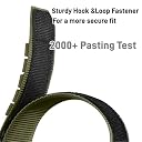REDBIZZ 20MM Strap Band Compatible With Samsung Galaxy Watch 7/6/5/4 40/44mm Classic,Samsung Watch 5/5 Pro, Galaxy Watch 4 40mm 44mm / Watch 4 Classic 42mm 46mm Smartwatch Only, Nylon Straps For Men women and Teenagers...( WATCH NOT INCLUDED) (RUGGED-BLUE) gallery image