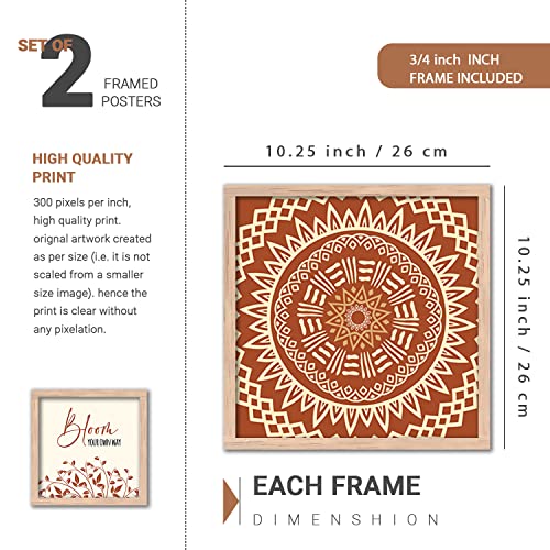 Image of kotart Wall Decor Paintings for Wall Decoration with Frame - Modern Art Framed Painting for Living Room - Big Size Wall Painting /Hanging Set of 4 (Art 7, Small (10x13 or 10x10 inch))