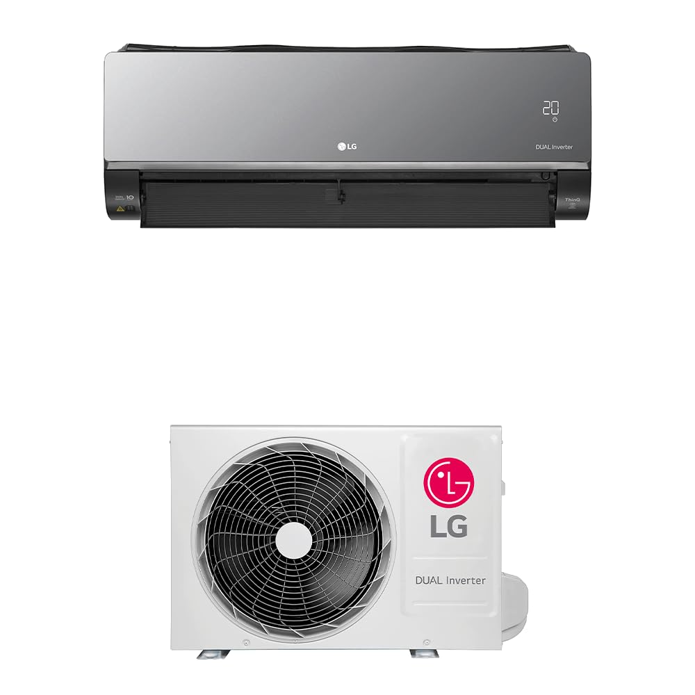 Ar Condicionado Split Hi Wall Inverter LG Dual Voice Artcool UVnano 24000 BTU/h Quente e Frio S4NW24K2RXD.EB2GAMZ - 220 Volts