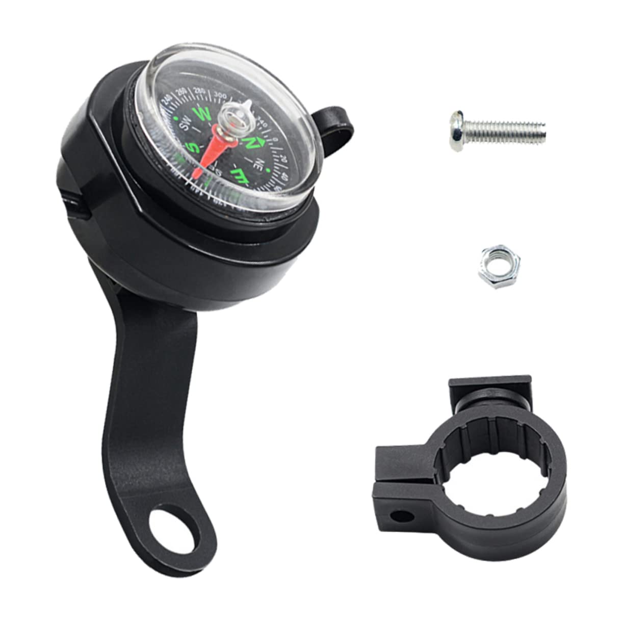 Mikinona Cargador De Batería Moto USB Brújula Resistente Al Agua 2.5a Fácil Montaje