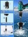 MADHOLLY Universal Ice Anchor Tool- Ice Anchor Drill Adapter Kit, 4 Ice Fishing Shelter Stake Nail 1/4