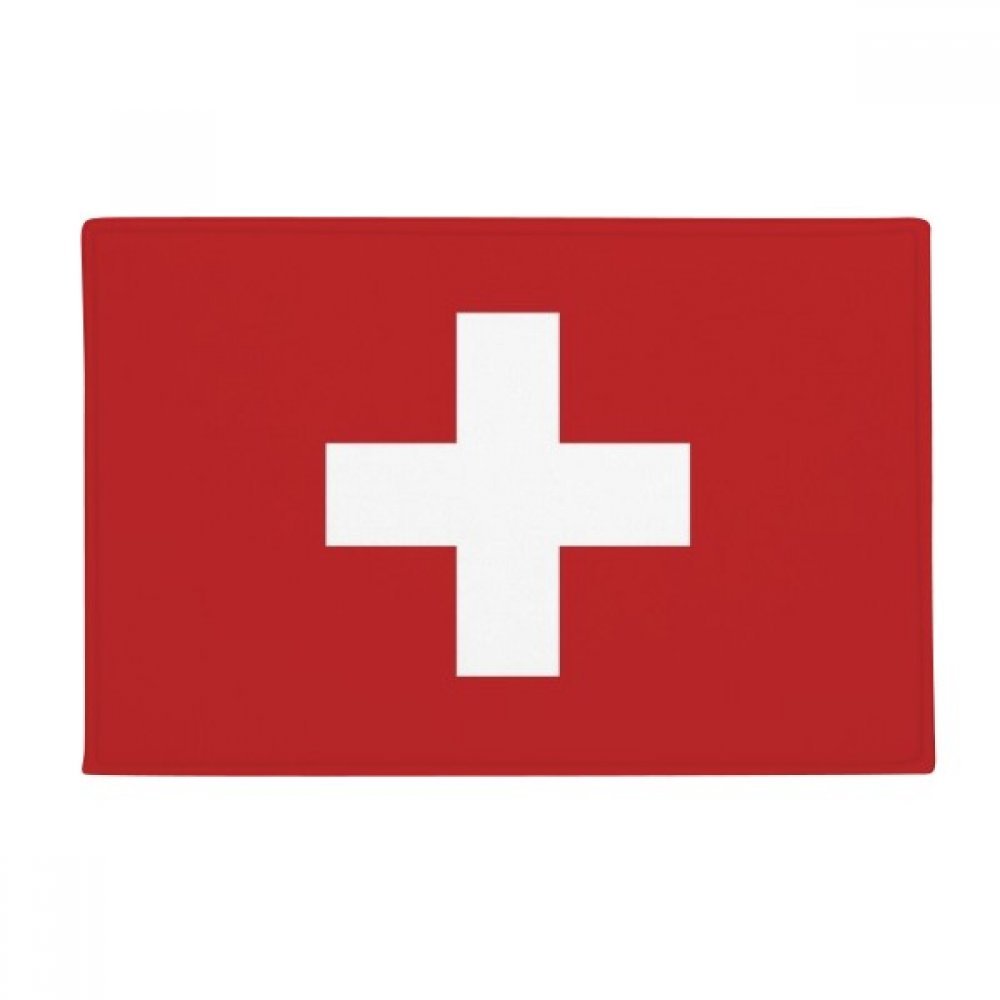 Tapis de sol suisse multicolore 40x60cm pour entrée et cuisine