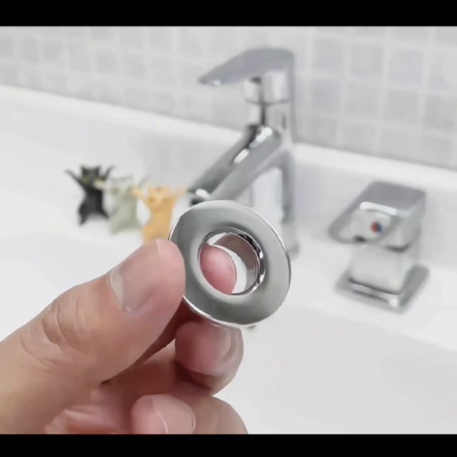 2pcs Basin Overflow Cover, Sink Overflow Ring, Round Overflow - View #2