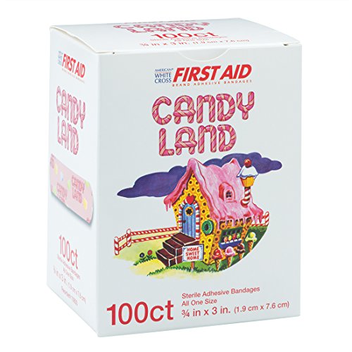 Candy Land Bandages - First Aid Kid Supplies - 1200 Per Pack
