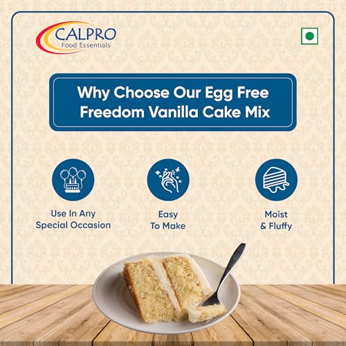 Image of Freedom Vanilla Cake Mix :Sugar Free, Egg Free Primum Cake In Mint, ! Melt-In-Mouth -100% Vegetarian :Muffins & Pound Cakes: Mix 350KG