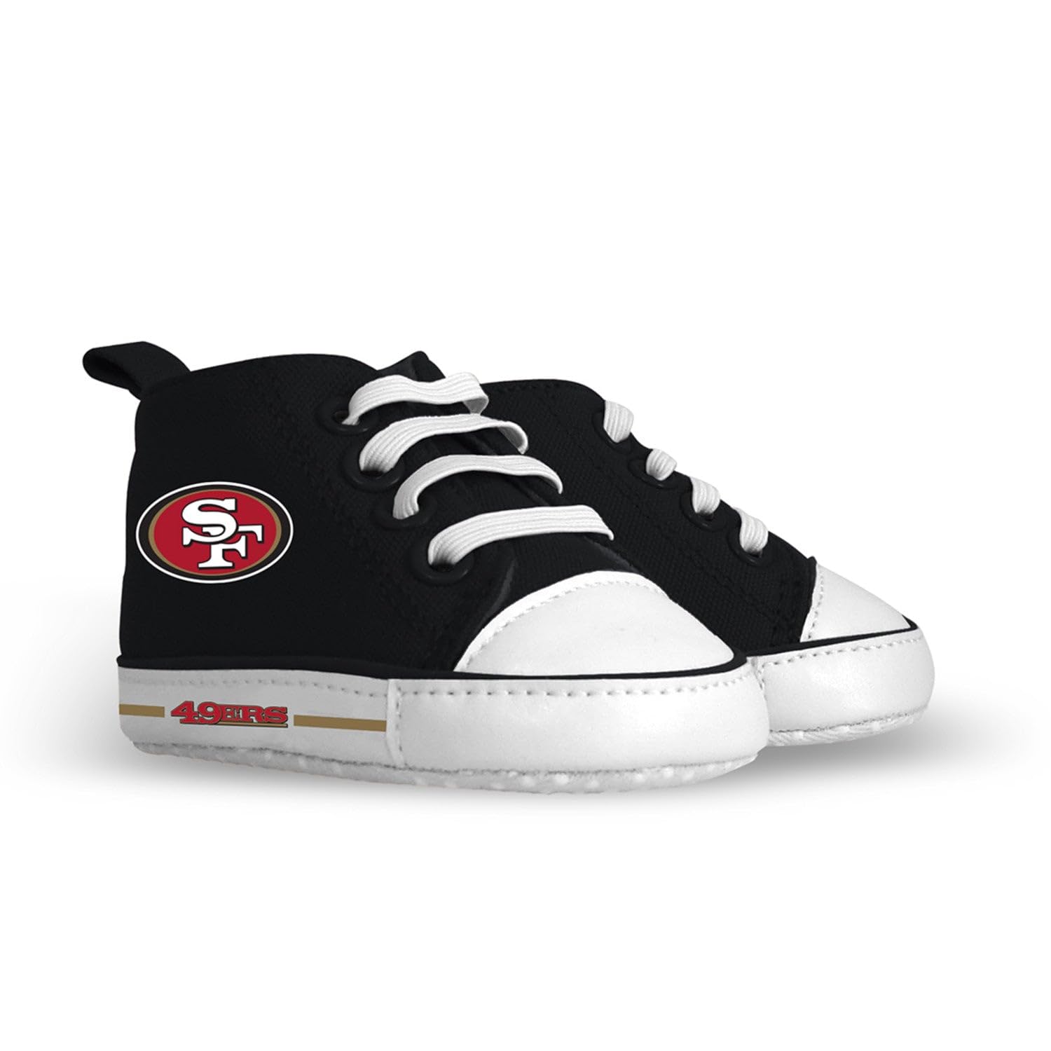 Zapatos para bebés BabyFanatic Prewalkers NFL San Francisco 49ers con licencia oficial en color del equipo