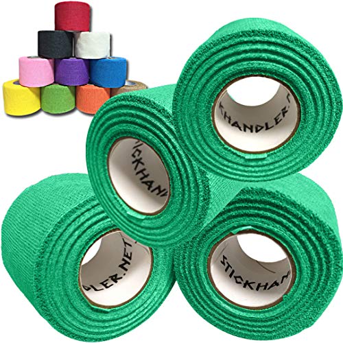 STICK HANDLER Professional Drumstick Grip Tape, Pro Pack (Dark Green|Four Pack) miniatura 1