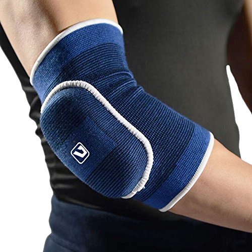 LiveupSPORTS Compression Elbow Pad Cap Brace Support for Yoga Pilates Tennis Weightlifting Arthritis