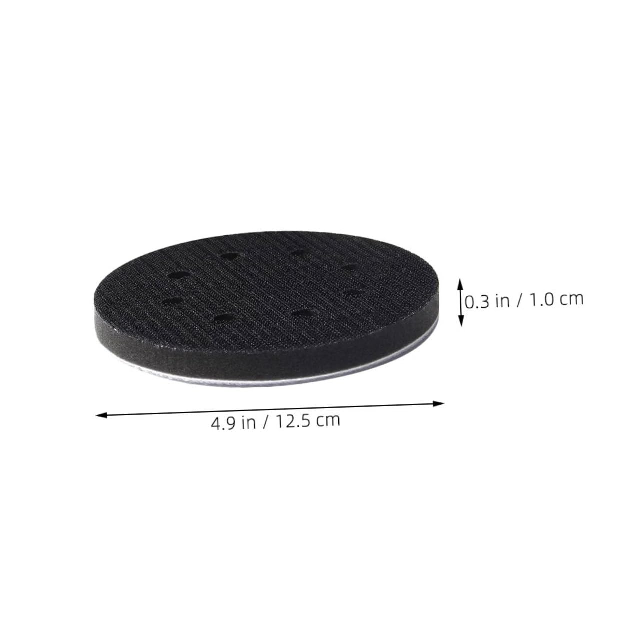 VILLCASE 4PCS Soft Density Foam Sanding Pads Round Cushioning Buffer for Sander for Automotive Woodworking and Polishing Projects Density for Optimal Results