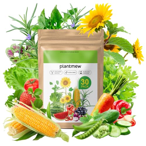 【Seed Vault】 Heirloom Vegetable Seeds Planting Kit - 15,000+ Non-...