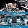 2 Pack Car Rodent Repeller Under Hood, Upgraded Ultrasonic Mouse Repellent for Car Engines Garage Kitchen Indoor & Outdoor, Black #1