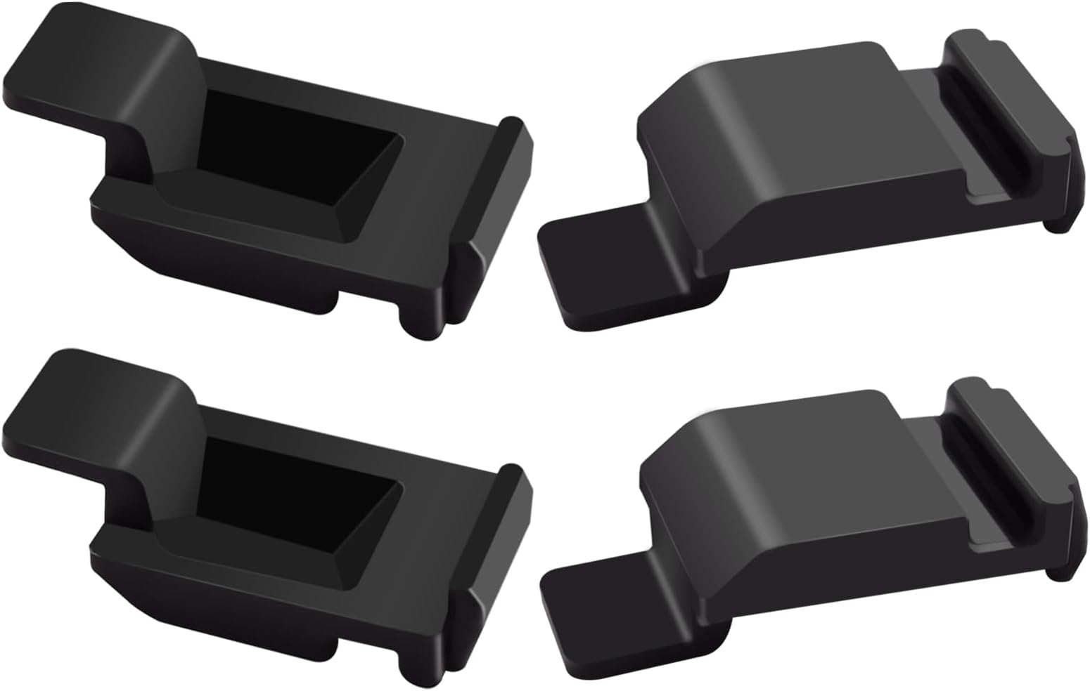 XTPTFABS 1237200104 1237200204 Door Lock Striker Kit(4 x Black Door Lock Strikers) Compatible with Mercedes W123 W126 240D 280E 300D ﻿