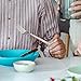 Healvian Adaptive Fork for Elderly and Disabled Non- Handle Eating Utensil for Hand Spasms and Grip Strength Loss Portable and Comfortable Design for Everyday Use