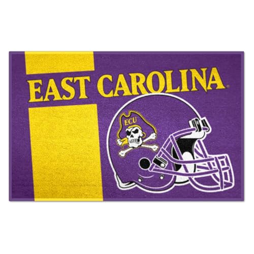 FANMATS 19649 East Carolina Pirates Starter Mat Accent Rug - 19in. x 30in. | Sports Fan Home Decor Rug and Tailgating Mat Uniform Design