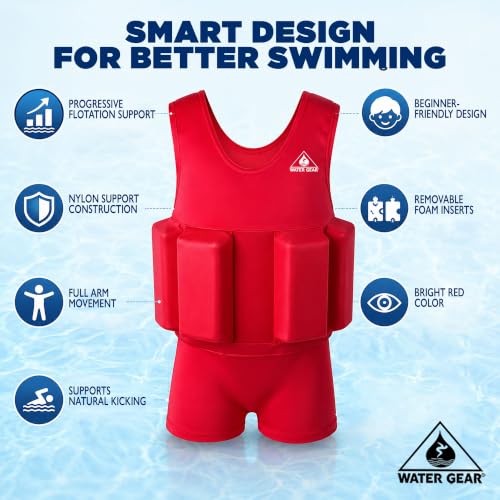 Water Gear Progressive Swim Trainer - Rojo miniatura 2