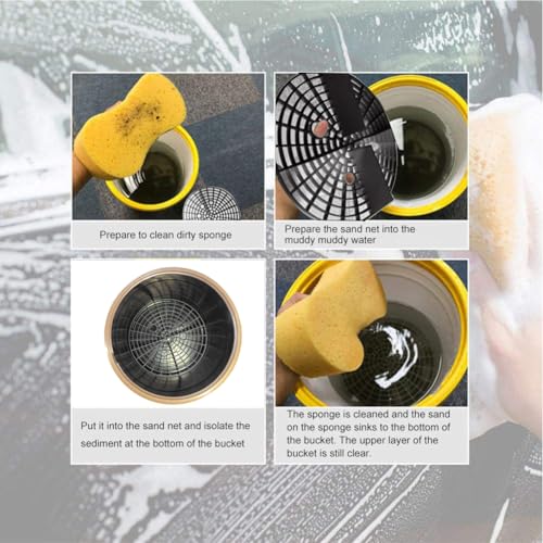 Filtro de arena para lavado de coche Comioke pack de 2 insertos para cubo 7