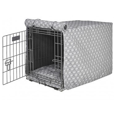 Bowsers Luxury Crate Cover, Medium, Mercury