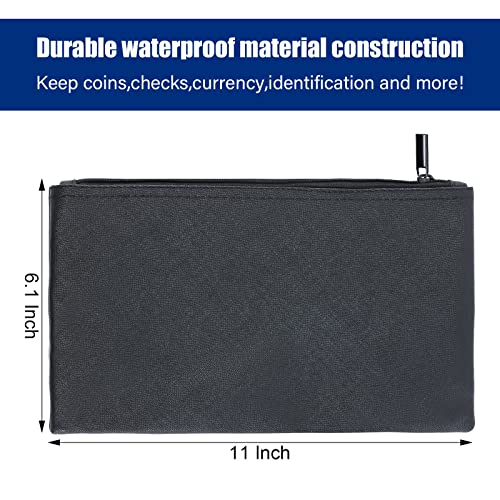 Kyodoled Cash Box With Money Tray, Money Key Lock Safe With Security Cable And Waterproof Bag, 11.81L9.45W3.54H Inch, Pink X Large #TOP1