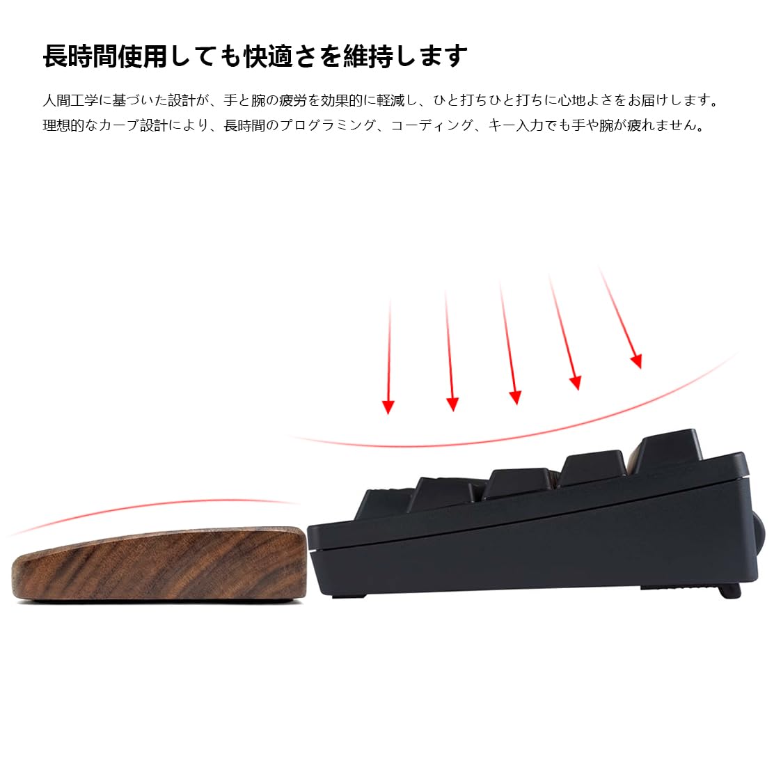 Amazon.co.jp：VVRUIER. HHKB用 パームレスト 木製 290mm【専用設計