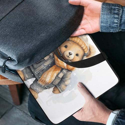 Housse ordinateur portable 17" motif ours mignon cadeau idéal