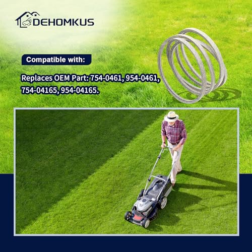 Dehomkus 754-0461 954-0461 Kevlar Mower Drive Belt Replacement For Mtd Cub Cadet 754-04165 954-04165 Lt1045 Lt1046 Lt1050 Lt1042 Gt1554 Slt1554-1/2 Inch X 78 Inch thumb #5