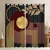 Construction de l'œillet : Chaque panneau de rideau est équipé d'œillets en plastique argenté sur le dessus. Le diamètre intérieur de chaque œillet est de 1,8 pouce et le diamètre extérieur est de 2,7 pouces, ce qui est compatible avec la plupart des tringles. Facile à accrocher et à faire glisser.