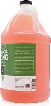Bark2Basics Deodorizing Dog Shampoo, 1 Gallon | Powerful Odor Neutralizer Odortrol, Naturally Derived Ingredients, Eliminates Smelly Pet Odors, Powerful Deodorizing Formula, Professional Grade