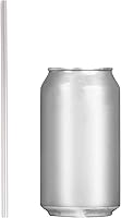 Vista 3 de Pajitas desechables de plástico para beber, rectas, 7.75 pulgadas de largo (transparente, 250)