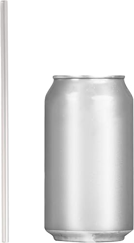 Miniatura 3 de Pajitas desechables de plástico para beber, rectas, 7.75 pulgadas de largo (transparente, 250)