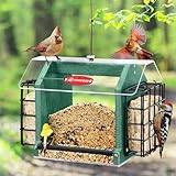 Kingsyard Hopper Bird Feeder for Outdoors Hanging, Recycled...