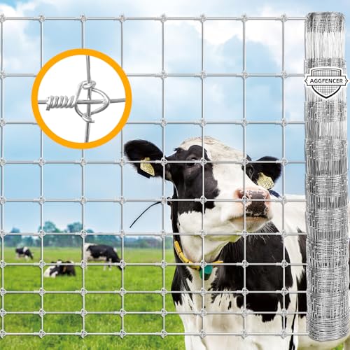 AggFencer Galvanized Cattle Fence