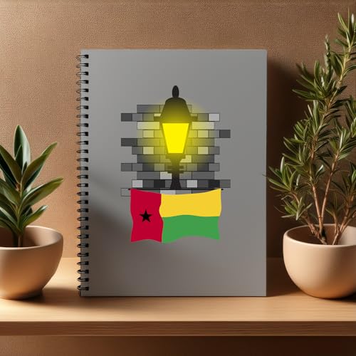Cahier Bricks Guinea Bissau A5 oubliez le manque de pages pour écrire