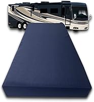 Vista 9 de FoamRush Colchón de Repuesto de Espuma Viscoelástica con Gel de 4 Pulgadas para Litera de RV (28" x 72") con Funda de Algodón, Firmeza Media