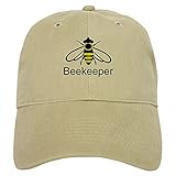 CafePress Beekeeper 3 Cap Baseball Cap with Adjustable Closure, Unique Printed Baseball Hat Khaki