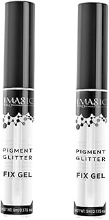 KALLORY 2 Pçs Primer De Olhos Gel De Brilho Facial Gel De Corpo Gel De Sombra De Olhos Glitter Cola Primer De Lantejoulas Cola Adesiva Para Corpo Cola De Cosmética Cola De Brilho De Fundo