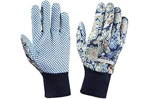 2 Pairs Floral Garden Gloves for Women