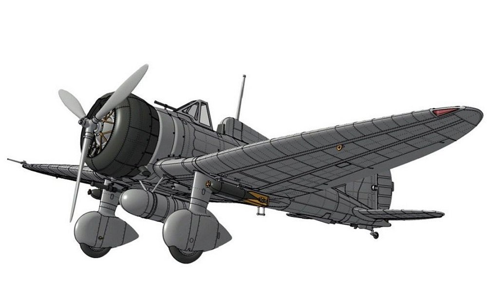 Amazon | ウィングジーキット 1/48 日本海軍 九六式二号二型 艦上戦闘  