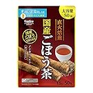 日本产焙煎牛蒡茶 1.5克x50包 1个【Tetra型茶包/日本产(北海道、德岛、宫崎)/大容量50包/冷萃/热水汤汁通用/菊粉/食物纤维/牛蒡/健康食品/安心国内制造/Coplina】